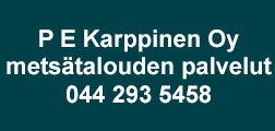 P E Karppinen Oy logo